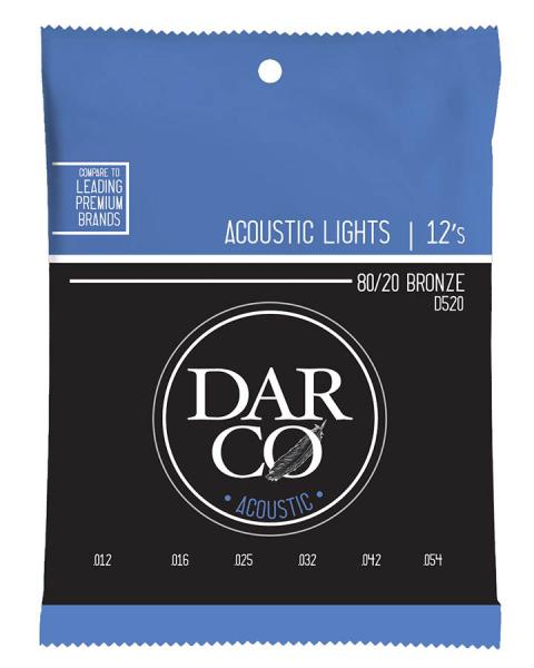 D520 Darco string set acoustic 80/20 bronze